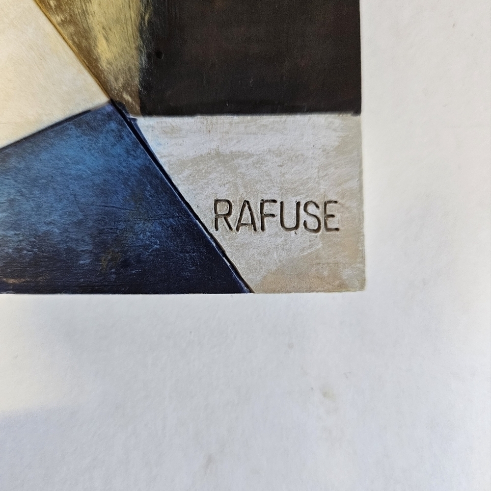 Vintage Will Rafuse 3D Restaurant Waitress and Sommelier Wall Art Tiles Set - Picture 5 of 7